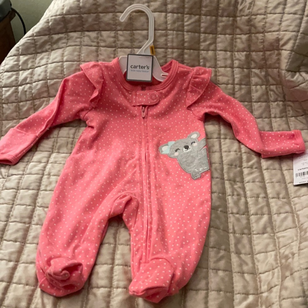 Carter’s Pink newborn sleeper